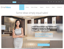 Tablet Screenshot of emailideas.com